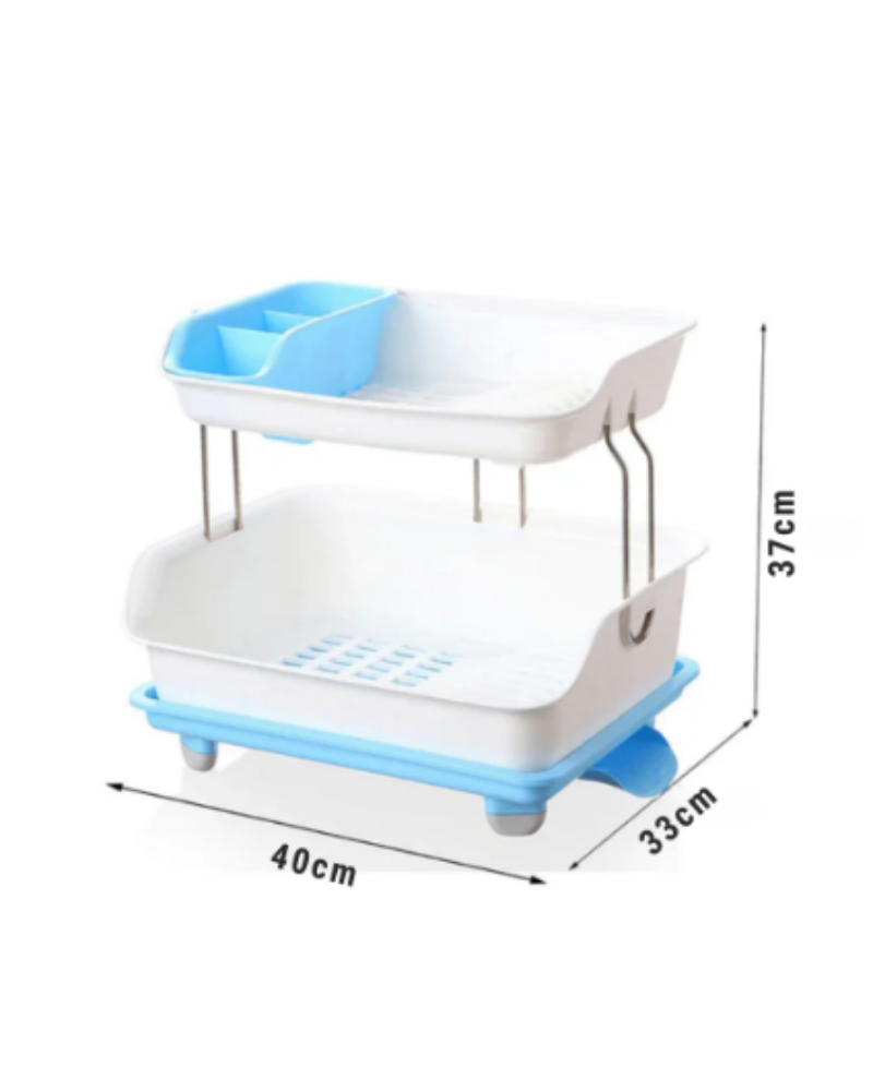 2-Tier Dish Drainer Rack