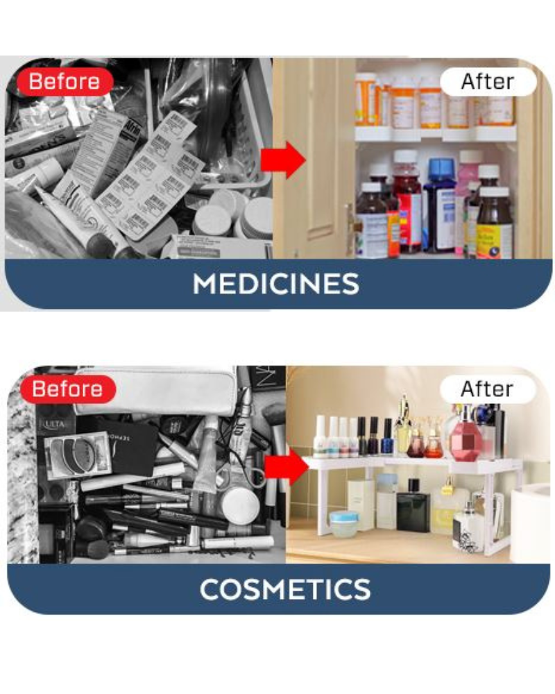 Spicy Shelf Spice Rack and Stackable Organizer,33*28*6cm