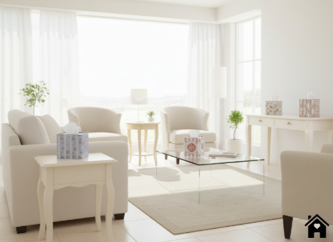 Charming Floral Tissue Box