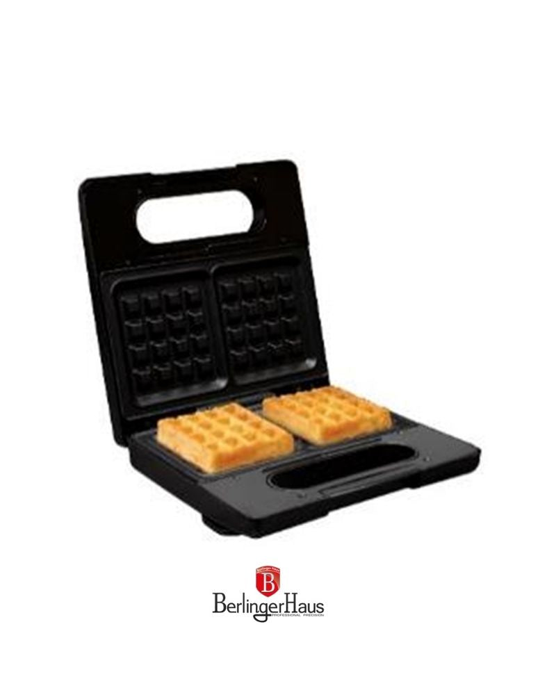 BerlingerHaus Black Rose Waffle Maker