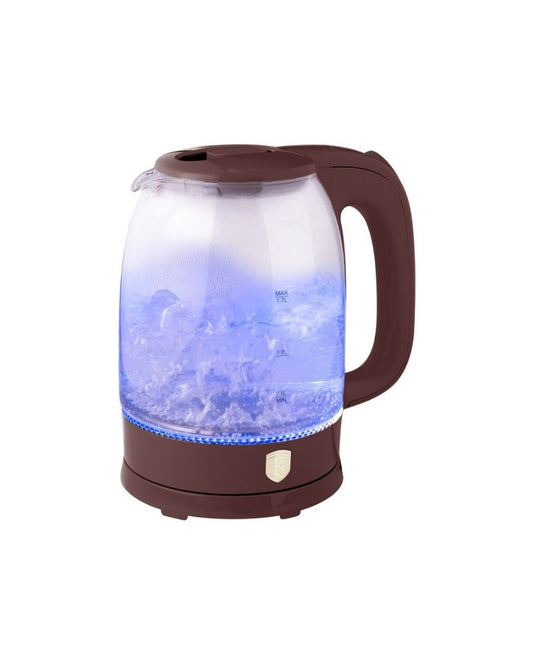 Stylish Electric Kettle with Blue Lighting Illumination