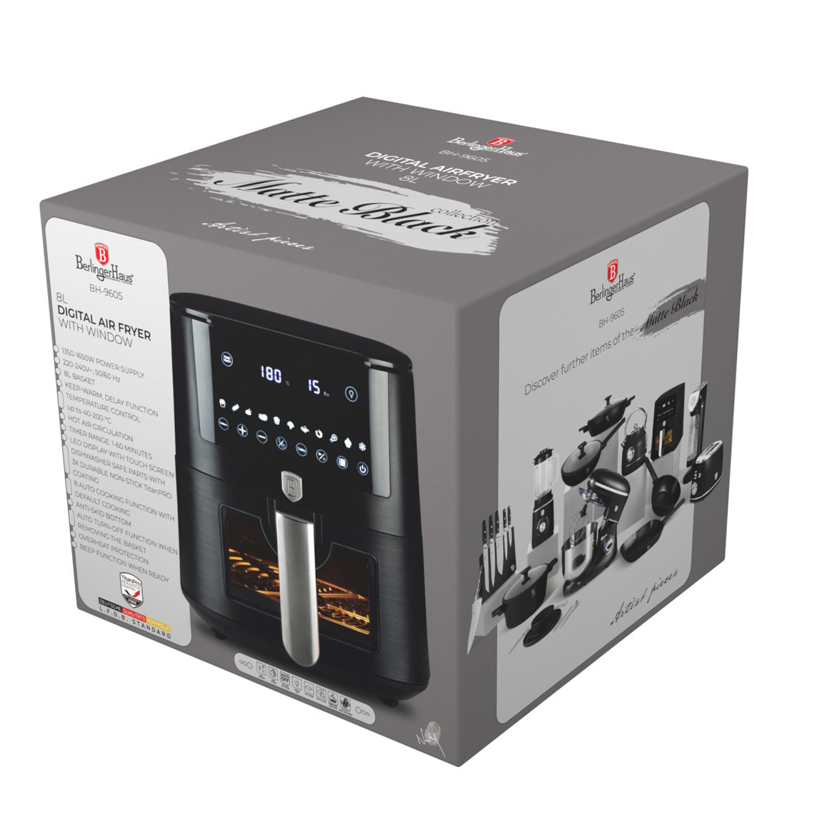 Berlinger Haus Black Digital Air Fryer