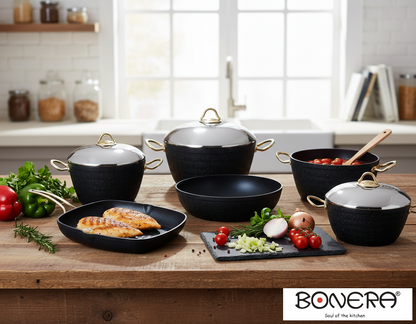 Bonera Valentino 10 Pcs Set Black