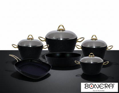 Bonera Valentino 10 Pcs Set Black