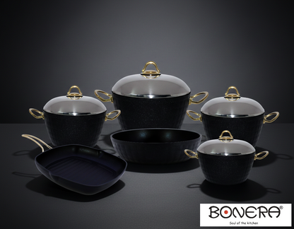 Bonera Valentino 10 Pcs Set Black