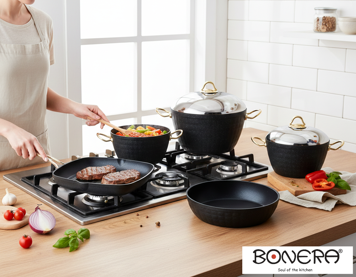 Bonera Valentino 10 Pcs Set Black