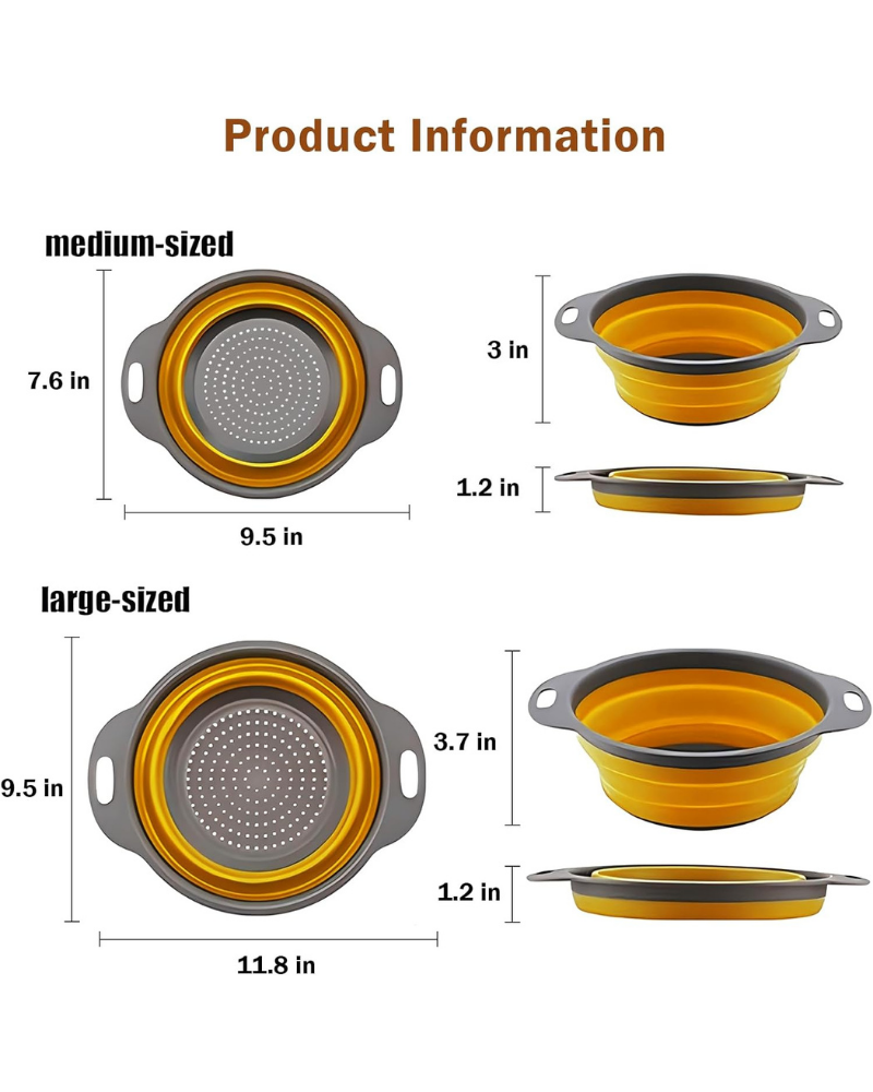 Reinhaus Orange Retractable Small strainer 24*19.4*8cm