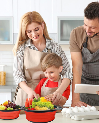 Reinhaus Red Retractable Small strainer 24*19.4*8cm