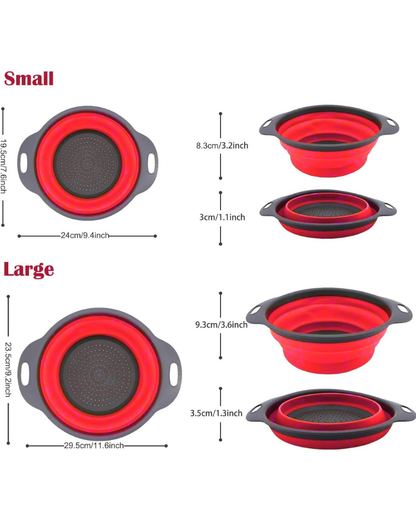Reinhaus Red Retractable Small strainer 24*19.4*8cm