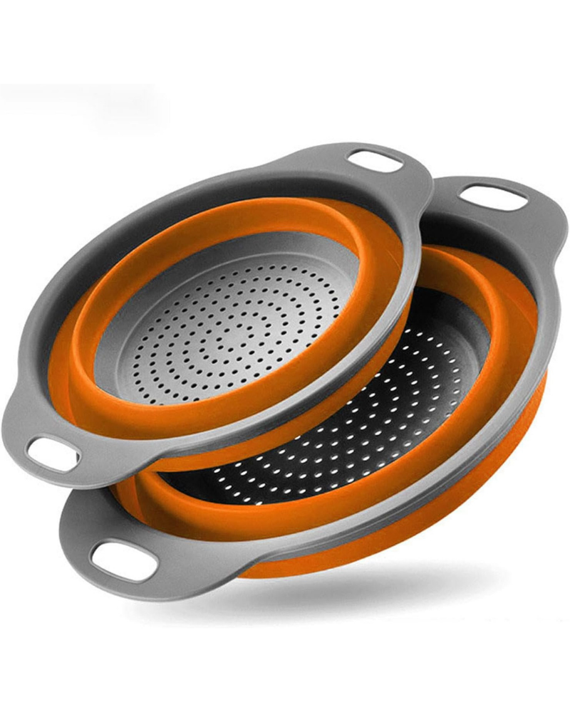 Reinhaus Orange Retractable Big  strainer 29.5*23.5*9.5cm