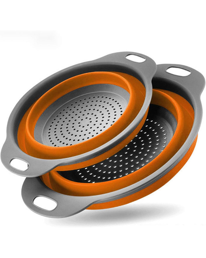 Reinhaus Orange Retractable Big  strainer 29.5*23.5*9.5cm