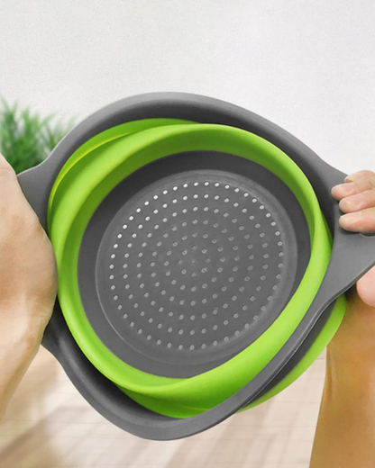 Reinhaus Green Retractable Big  strainer 29.5*23.5*9.5cm