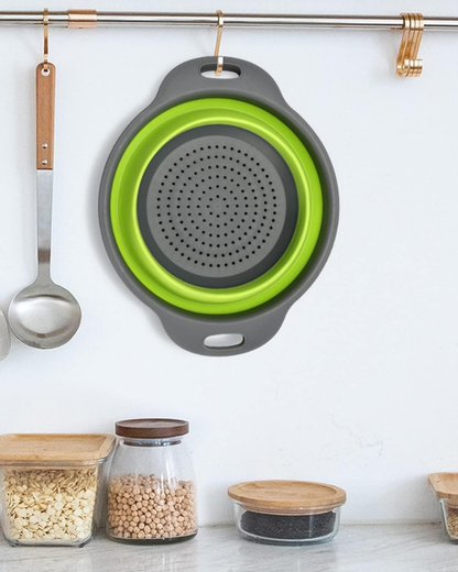 Reinhaus Green Retractable Big  strainer 29.5*23.5*9.5cm