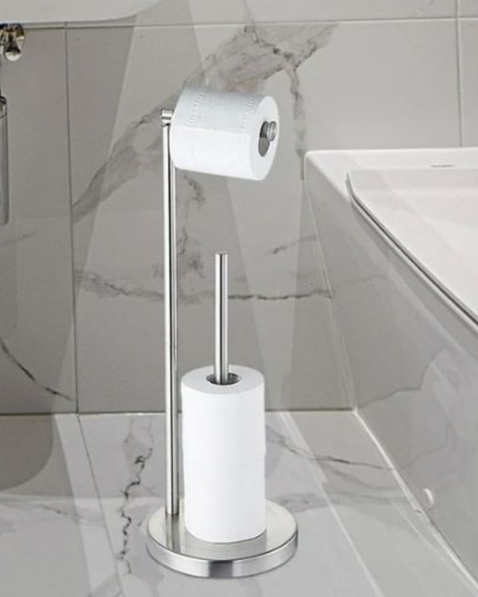 Reinhaus Stainless Steel 201 Toilet Paper Stand with Rolls Reserve 17*68.5cm b/12