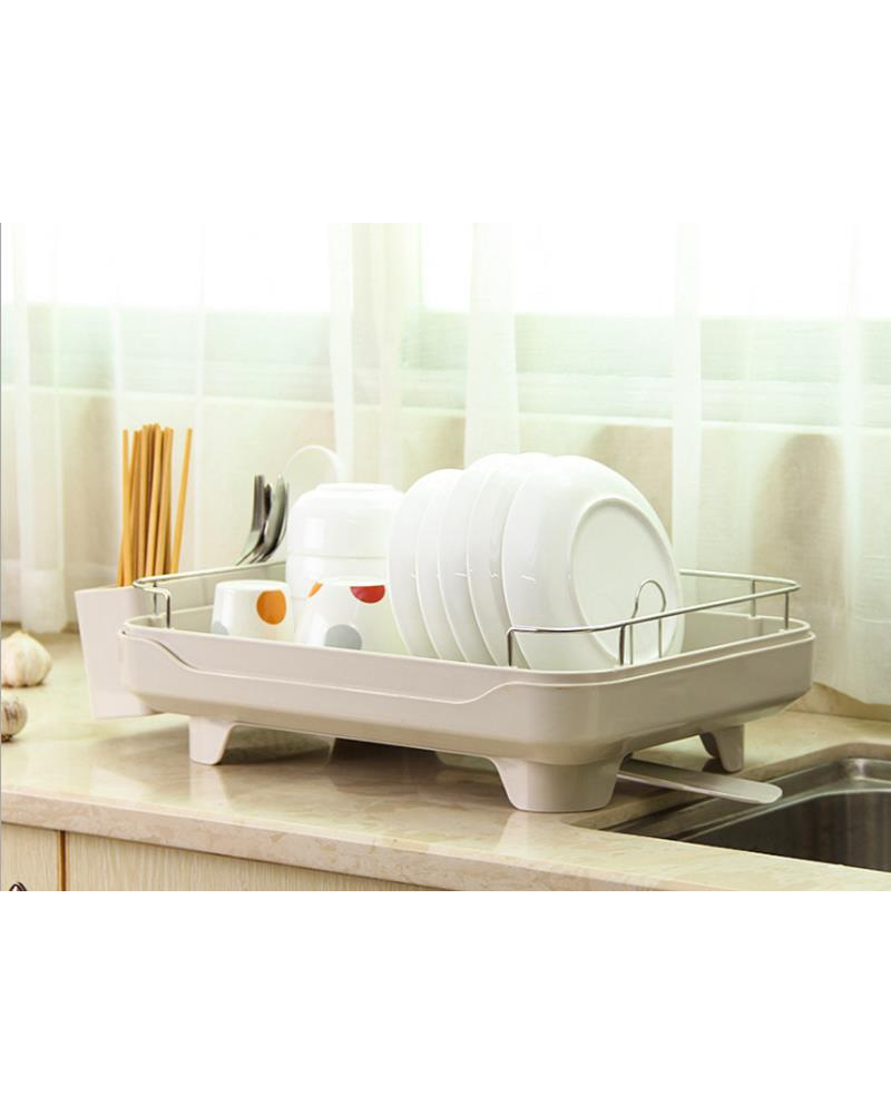 Curve 1 Beige Dish Rack
