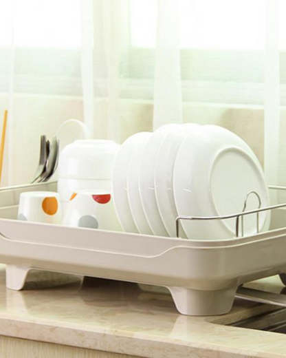 Curve 1 Beige Dish Rack