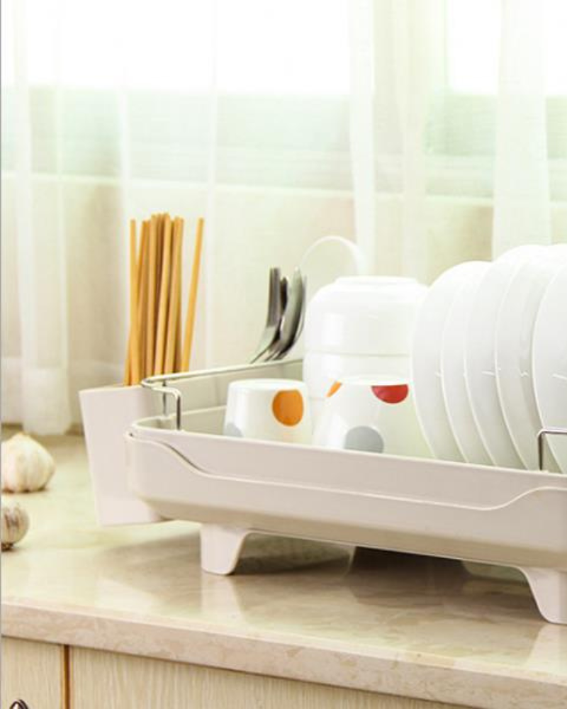 Curve 1 Beige Dish Rack