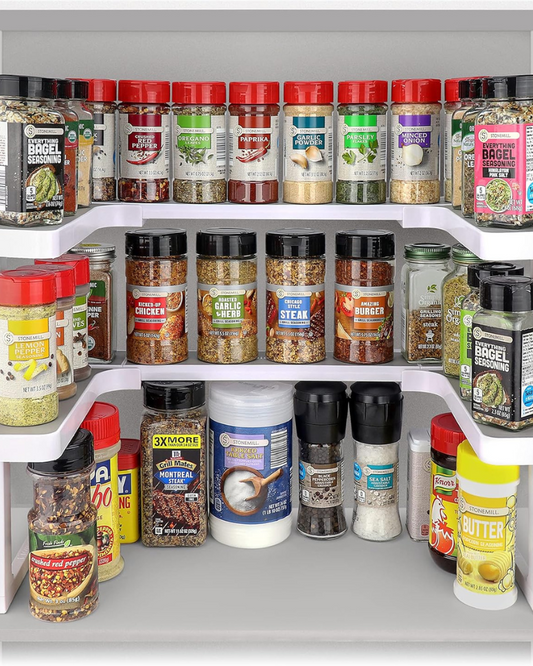 Spicy Shelf Spice Rack and Stackable Organizer,33*28*6cm