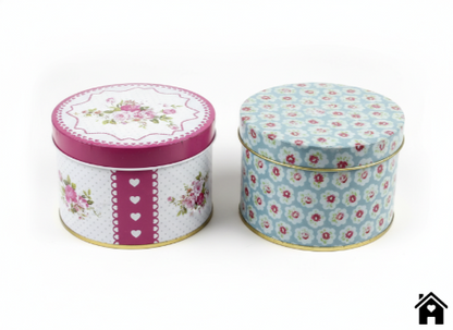 Decorative Cookie & Candy Storage Gift Box with Lid