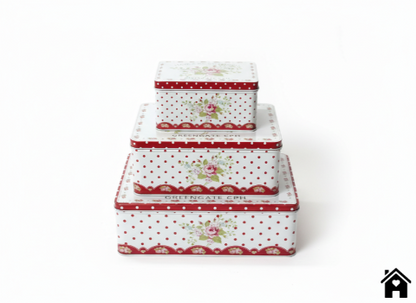 Charming Polka Dot Storage Boxes