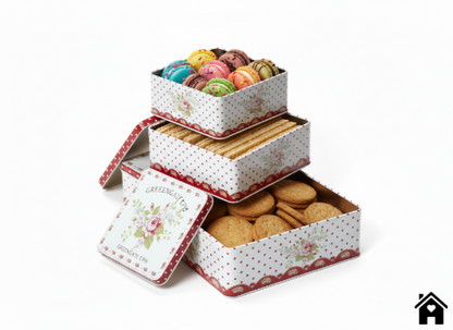 Charming Polka Dot Storage Boxes