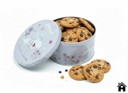 Charming Garden-Themed Dog Tin