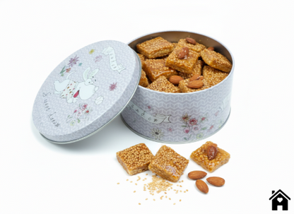 Charming Garden-Themed Dog Tin