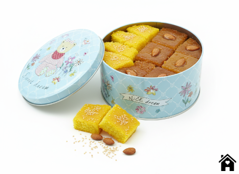 Sweet Dreams Teddy Bear Tin Container