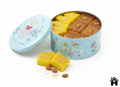 Sweet Dreams Teddy Bear Tin Container