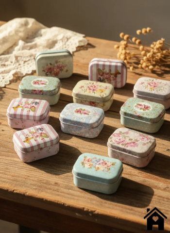 Charming Vintage Decorative Tin Boxes