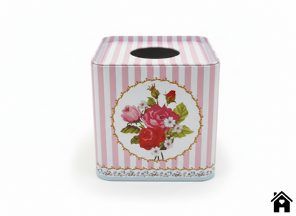 Elegant Floral Tissue Box Cover
