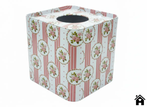 Floral Pattern Tissue Box