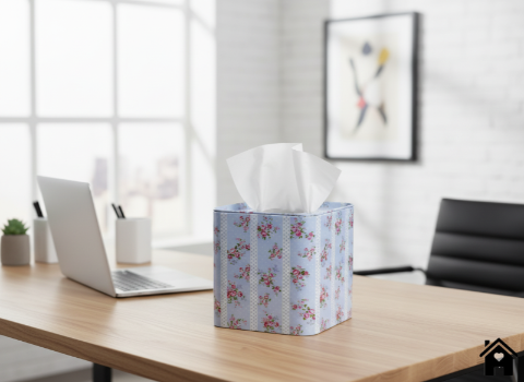 Charming Floral Tissue Box
