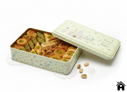 Charming Home Sweet Home Tin Box